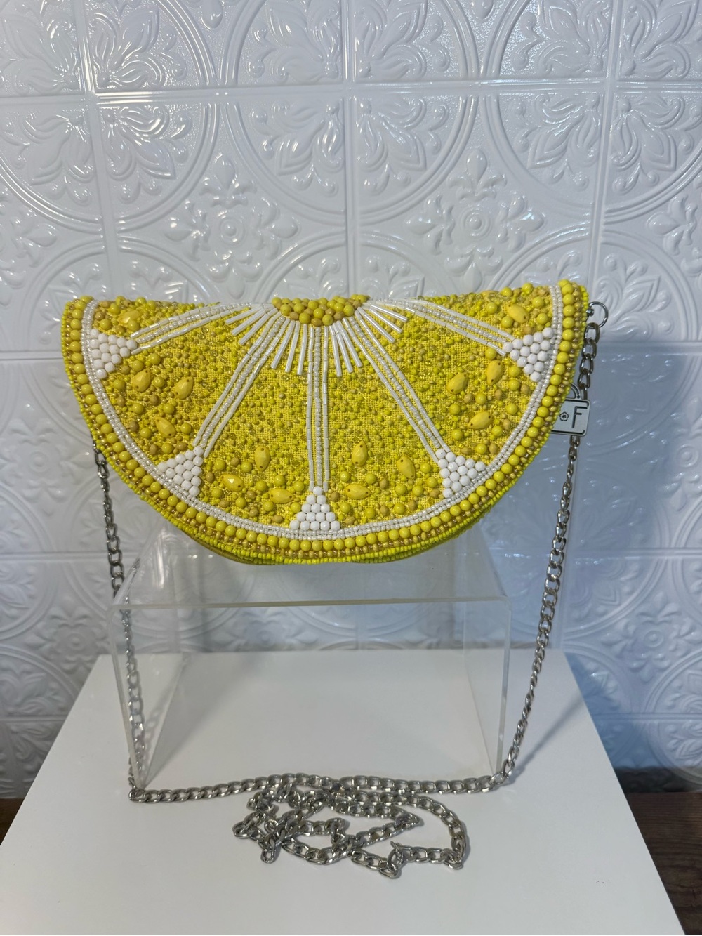 Authentic NWOT Mary Frances Lemon Wedge